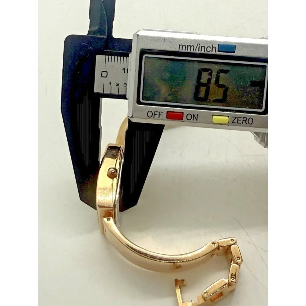 Anne Klein AK/2486 Women's Ladies Watch Rose Gold Bracelet Rectangle White Dial